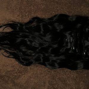 Clip in hair extensions